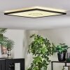 Simonstorp Taklampa, Panel LED Svart, Vit, 1-ljuskällor