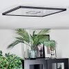 Simonstorp Taklampa, Panel LED Svart, Vit, 1-ljuskällor