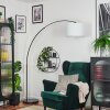 Soungou Golvlampa Krom, Svart, 1-ljuskällor