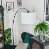 Bassagoda Golvlampa Krom, Svart, 1-ljuskällor
