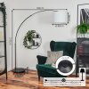 Bassagoda Golvlampa Krom, Svart, 1-ljuskällor