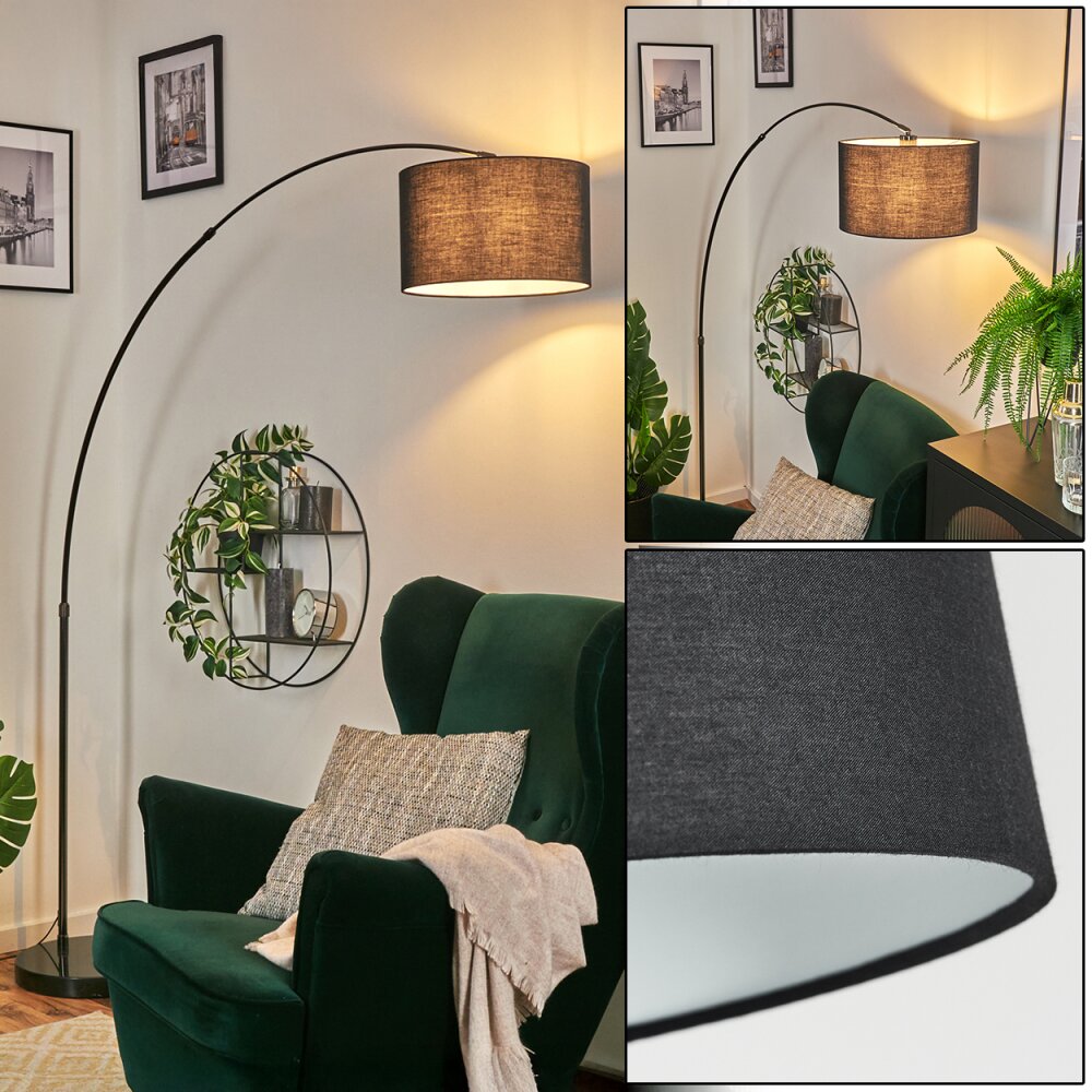 Bassagoda Golvlampa Krom, Svart, 1-ljuskällor main product photo