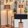 Bassagoda Golvlampa Naturfärger, Svart, 1-ljuskällor