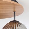 Koyoto Taklampa, kullampa 40 cm Naturfärger, Svart, 3-ljuskällor