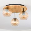 Koyoto Taklampa, kullampa 40 cm Naturfärger, Svart, 3-ljuskällor