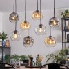 Ripoll Pendellampa, kullampa, Pendelbelysning Amber, Klart, Rökfärger, 8-ljuskällor