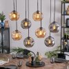 Ripoll Pendellampa, kullampa, Pendelbelysning Amber, Rökfärger, 8-ljuskällor