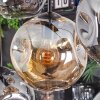 Ripoll Pendellampa, kullampa, Pendelbelysning Amber, Rökfärger, 8-ljuskällor