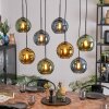 Koyoto Pendellampa, kullampa, Pendelbelysning Blå, Guld, Grön, 8-ljuskällor