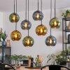 Koyoto Pendellampa, kullampa, Pendelbelysning Blå, Guld, Grön, 8-ljuskällor