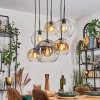 Koyoto Pendellampa, kullampa, Pendelbelysning Amber, Klart, Rökfärger, 6-ljuskällor