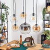 Koyoto Pendellampa, kullampa, Pendelbelysning Amber, Klart, Rökfärger, 6-ljuskällor