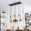 Koyoto Pendellampa, kullampa, Pendelbelysning Amber, Klart, Rökfärger, 6-ljuskällor