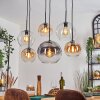 Koyoto Pendellampa, kullampa, Pendelbelysning Amber, Klart, Rökfärger, 6-ljuskällor