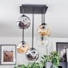 Ripoll Taklampa, kullampa Amber, Klart, Rökfärger, 5-ljuskällor