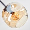 Ripoll Taklampa, kullampa Amber, Klart, Rökfärger, 5-ljuskällor