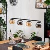 Koyoto Pendellampa, kullampa, Pendelbelysning Amber, Krom, Rökfärger, 4-ljuskällor