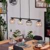 Koyoto Pendellampa, kullampa, Pendelbelysning Amber, Klart, Rökfärger, 4-ljuskällor
