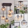 Koyoto Taklampa, kullampa Amber, Klart, Rökfärger, 5-ljuskällor