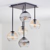 Koyoto Taklampa, kullampa Amber, Klart, Rökfärger, 5-ljuskällor