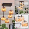 Koyoto Taklampa, kullampa Amber, 5-ljuskällor