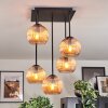 Koyoto Taklampa, kullampa Amber, 5-ljuskällor