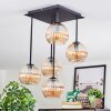 Koyoto Taklampa, kullampa Amber, 5-ljuskällor