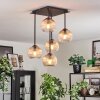 Koyoto Taklampa, kullampa Amber, Klart, 5-ljuskällor