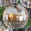 Koyoto Pendellampa, kullampa, Pendelbelysning Antracit, Silver, Vit, 8-ljuskällor