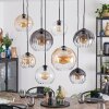 Koyoto Pendellampa, kullampa, Pendelbelysning Antracit, Silver, Vit, 8-ljuskällor