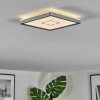 Simonstorp Taklampa, Panel LED Silver, Vit, 1-ljuskällor