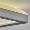 Simonstorp Taklampa, Panel LED Silver, Vit, 1-ljuskällor