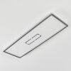 Simonstorp Taklampa, Panel LED Silver, Vit, 1-ljuskällor