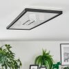 Simonstorp Taklampa, Panel LED Svart, Vit, 1-ljuskällor