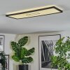 Simonstorp Taklampa, Panel LED Svart, Vit, 1-ljuskällor