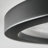 Xarel Taklampa, Panel LED Svart, 1-ljuskällor