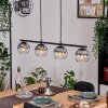 Koyoto Pendellampa, kullampa, Pendelbelysning Klart, Rökfärger, 4-ljuskällor