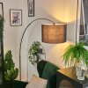 Bassagoda Golvlampa Krom, Svart, 1-ljuskällor