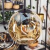 Ripoll Pendellampa, kullampa, Pendelbelysning Amber, Rökfärger, 6-ljuskällor