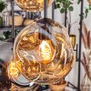 Ripoll Pendellampa, kullampa, Pendelbelysning Amber, Rökfärger, 6-ljuskällor