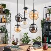 Gastor Pendellampa, kullampa, Pendelbelysning Amber, Klart, Rökfärger, 6-ljuskällor