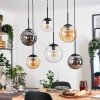 Gastor Pendellampa, kullampa, Pendelbelysning Amber, Klart, Rökfärger, 6-ljuskällor