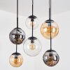 Gastor Pendellampa, kullampa, Pendelbelysning Amber, Klart, Rökfärger, 6-ljuskällor
