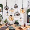 Gastor Pendellampa, kullampa, Pendelbelysning Amber, Klart, Rökfärger, 8-ljuskällor
