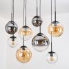 Gastor Pendellampa, kullampa, Pendelbelysning Amber, Klart, Rökfärger, 8-ljuskällor