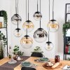 Gastor Pendellampa, kullampa, Pendelbelysning Amber, Klart, Rökfärger, 8-ljuskällor