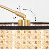 Ramila Golvlampa Mässing, Svart, 1-ljuskällor