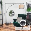 Soungou Golvlampa Krom, Svart, 1-ljuskällor