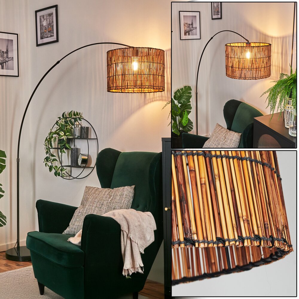 Cando Golvlampa Krom, Svart, 1-ljuskällor main product photo