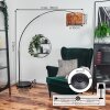 Cando Golvlampa Krom, Svart, 1-ljuskällor